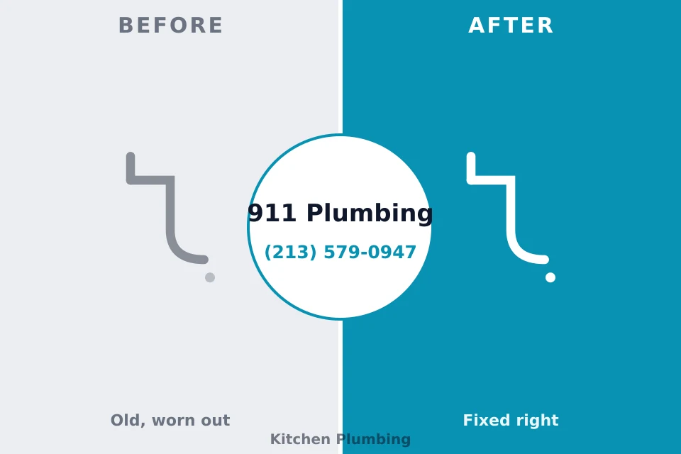 Before and after: plumbing repair Premont, TX